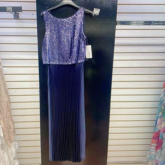 NWT Frank Lyman Blue Woven Dress Brand New $359.00 retail. - Picture 5 of 9